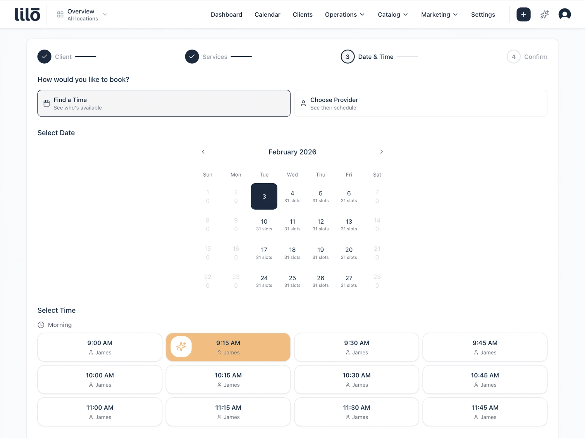 AI-optimized scheduling recommendations