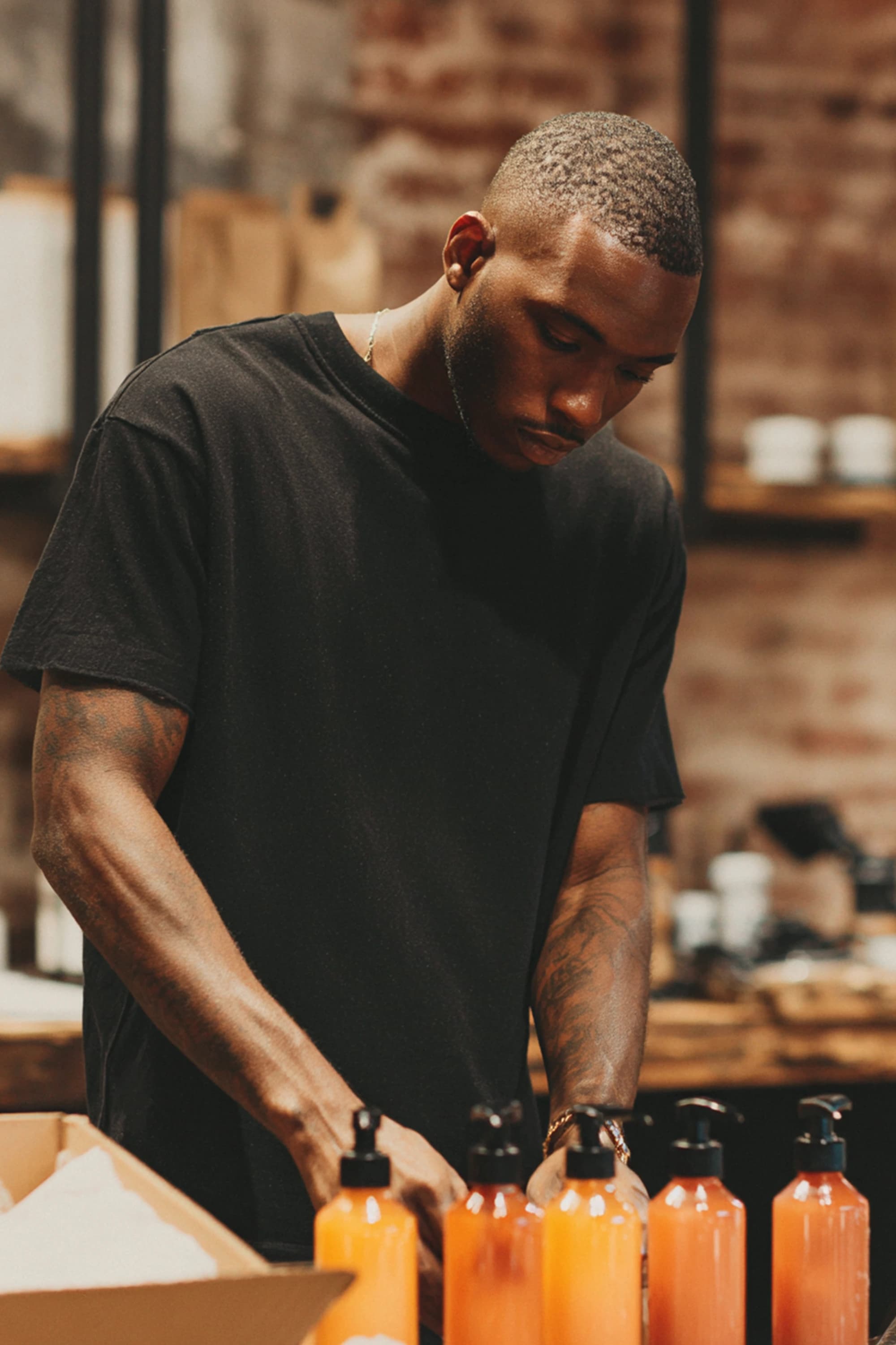 Professional showcasing their services