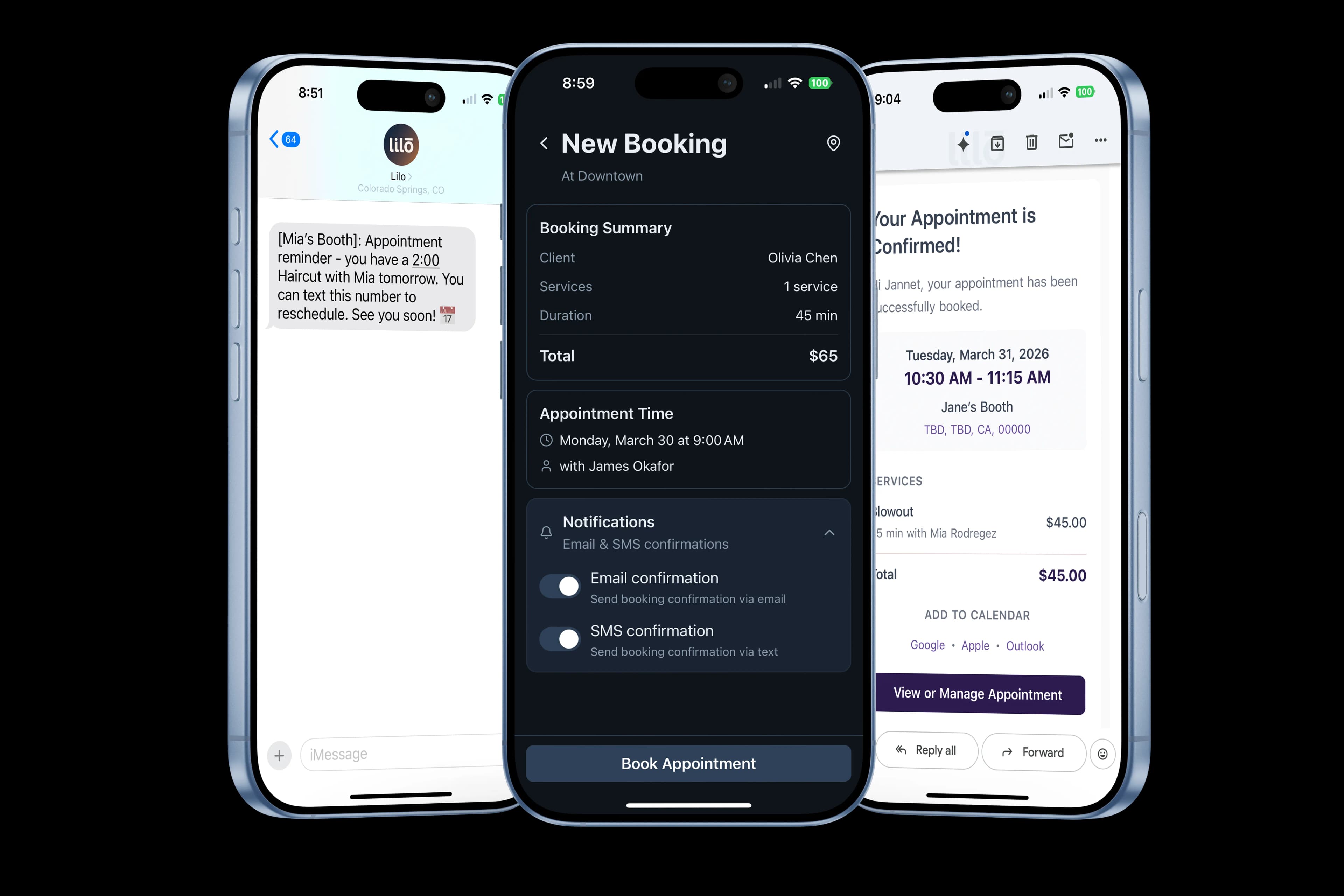 Reminders screenshot