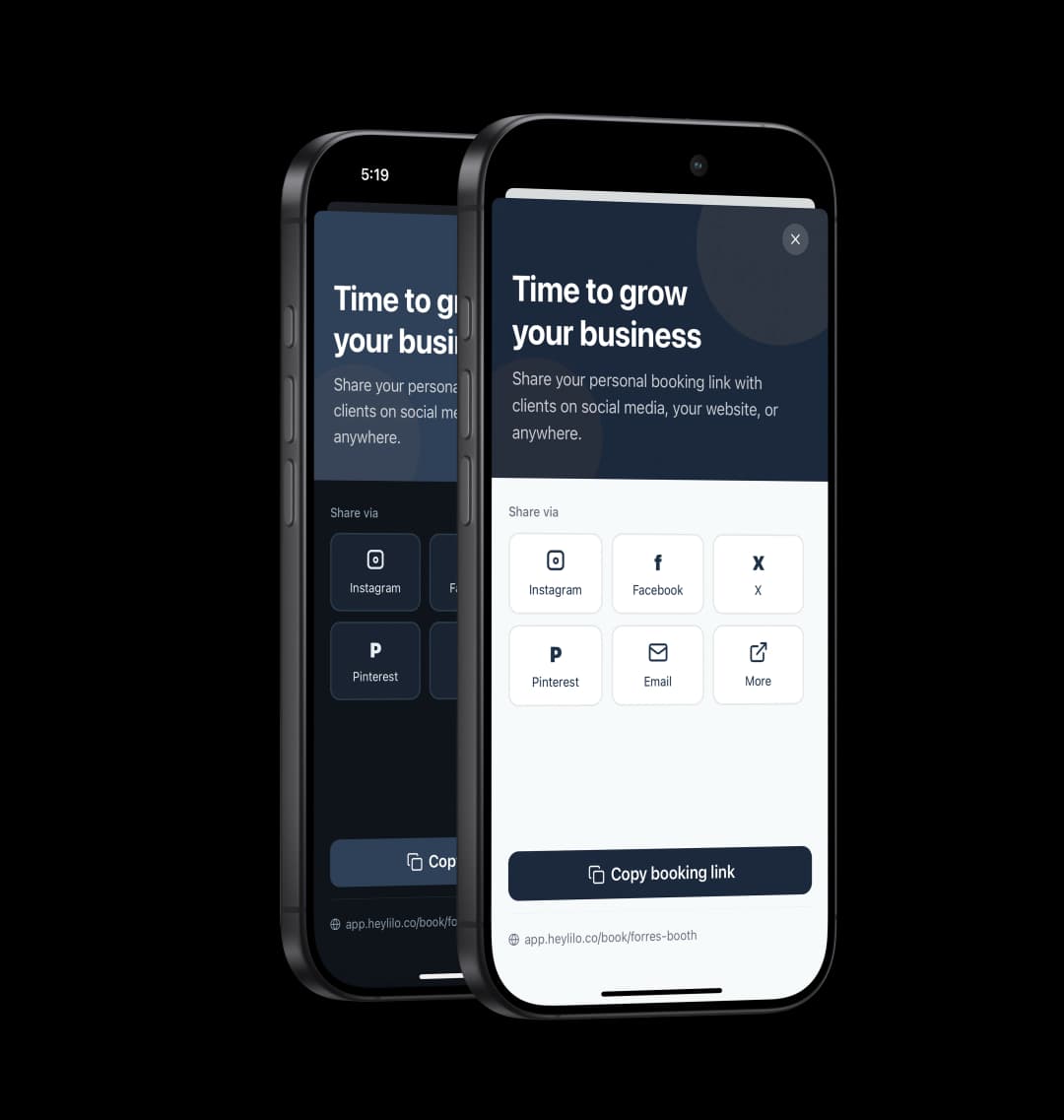 Step 4: Share your booking link